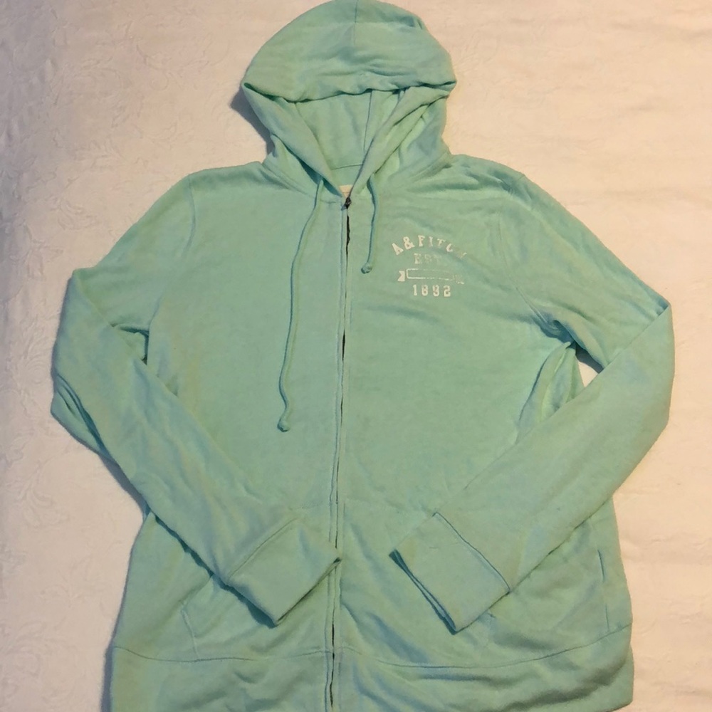 Abercrombie and Fitch Turquoise Hoodie